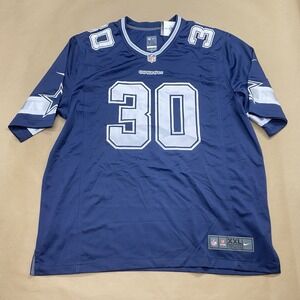 Nike On Field Dallas Cowboys NFL Jersey Blue #30 Jackie CUSTOM Men's XXL 2XL
